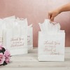 Juvale 11pcs Bridesmaid Wedding Gift Bags Tissue Paper+1 Maid of Honor For Bridal Party - 3 of 4