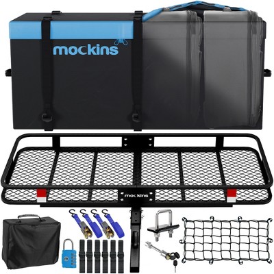 Mockins Xl Hitch Mount Cargo Carrier Rack 60x24x6