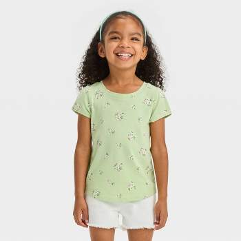 Toddler Girls' Dinosaur Short Sleeve T-shirt - Cat & Jack™ Green