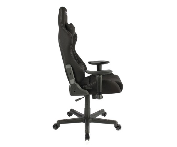 Fabric Ergonomic High Back Racer Style Video Gaming Chair Black - Techni Sport