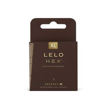 LELO HEX Respect Ultra Thin Condoms XL - 3pk