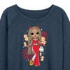 Women's - LOL Surprise! - Money & Swag Lightweight French Terry Wide Neck Long Sleeve Shirt - 2 of 4