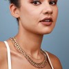 SOHI Women's California Gold Casual Multi-Layer Necklace - 4 of 4