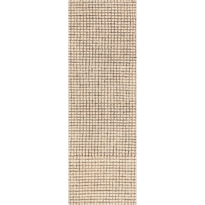 Nuloom Melrose Checked Wool Area Rug