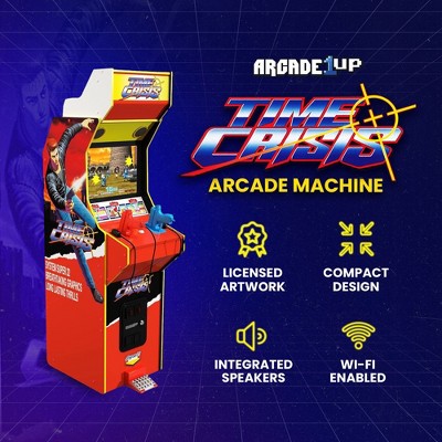 Arcade1Up 17-Inch Red Multiplayer Time Crisis Arcade Machine