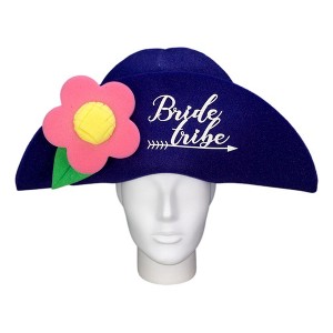 Foam Party Hats Flower Bride Tribe Bachelorette Lady Hat - 1 of 4