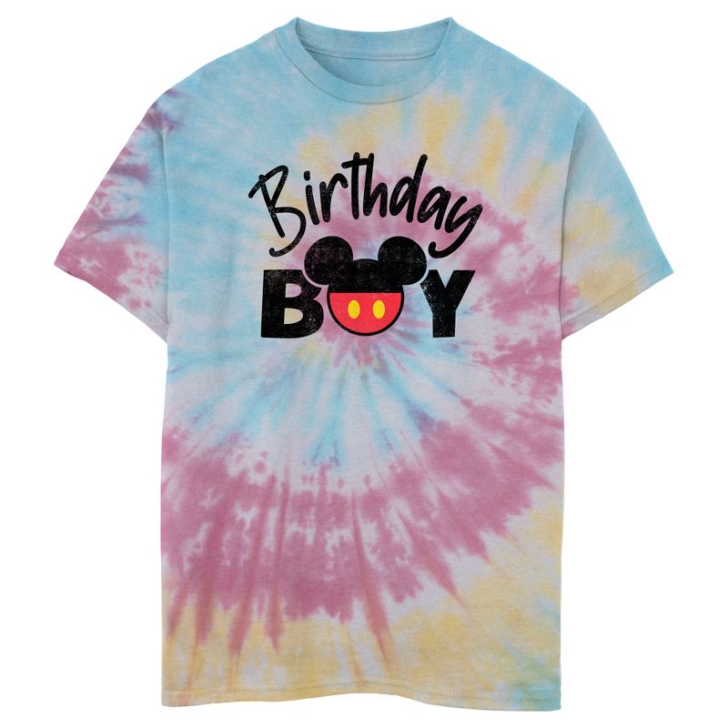 Boy's Mickey & Friends Birthday Boy T-Shirt, 1 of 5