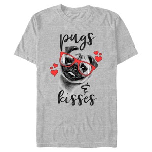 Men's Lost Gods Pugs and Kisses T-Shirt - 1 of 4