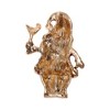 Unique Bargains Christmas Brooches YNCP4831 Santa Claus Brown Alloy Dripping Wax Red Gold Tone 1.38"x1.89" 1 Pc - 4 of 4