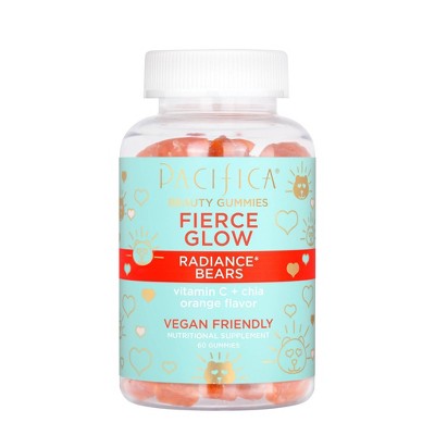 Pacifica Fierce Glow Radiance Bears Beauty Gummies - 60ct