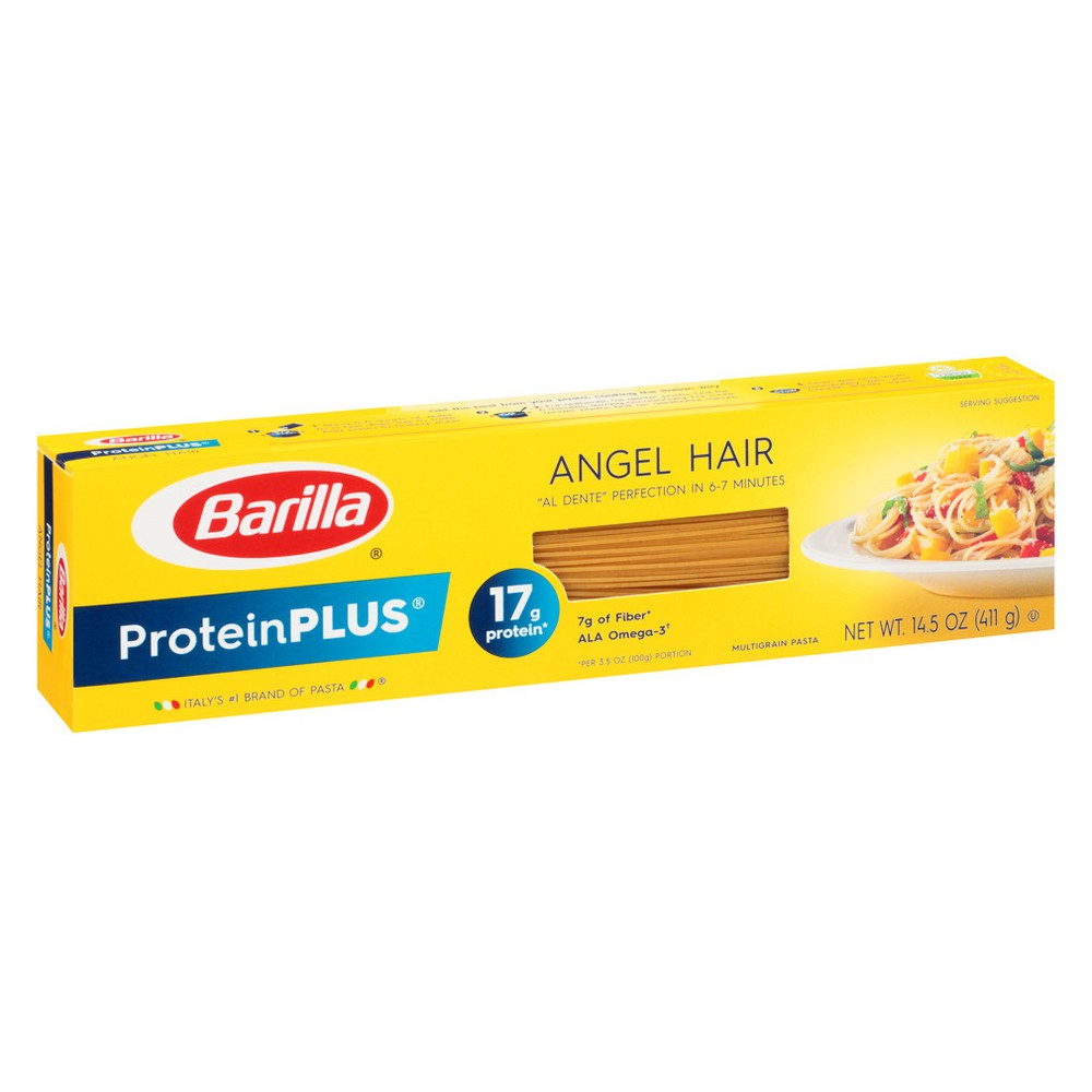 UPC 076808533552 Barilla Plus Angel Hair Multigrain Pasta, 14.5 oz