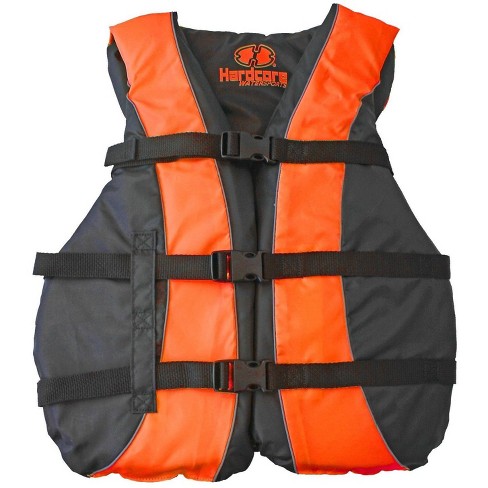 Hardcore Life Jacket Paddle Vest For Adults; Coast Guard Approved Type Iii Pfd  Life Vest Flotation Device; Jet Ski, Wakeboard, Hardshell Kayak Lufe J :  Target