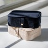 Benevolence LA Plush Velvet Travel Jewelry Box Organizer with Mirror - 2 of 4