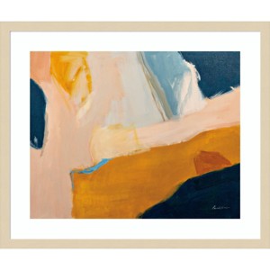 25" x 21" Golden Gate by Pamela Munger Wood Framed Wall Art Print - Amanti Art: Modern Lithograph, Hardwood Frame, Wire Mount - 1 of 4