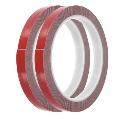 10 Pcs 3m Length Red Car Automobile Double Side Acrylic Foam Adhesive Tape  Rolls