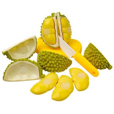 Probe Hues Durian Fruit Cutting Playset, Realistic Toy for Kids