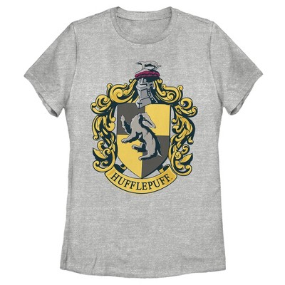 Women\'s Harry Potter Hufflepuff Target Gold T-shirt : Crest