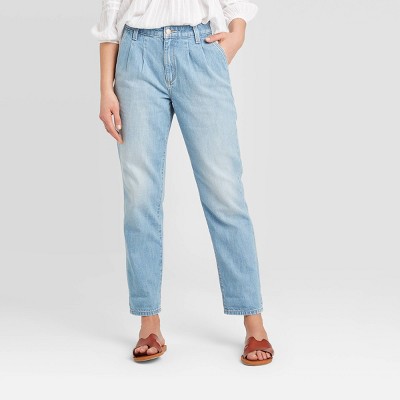 tapered cropped jeans