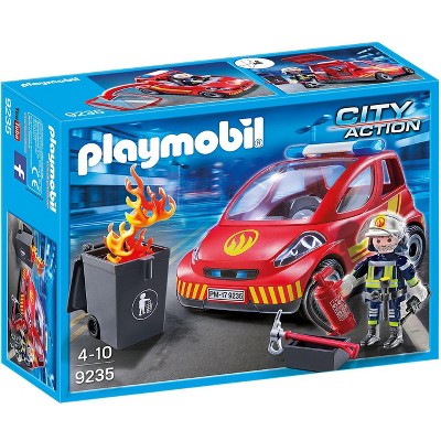 playmobil fire car 9235