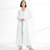 Lands' End Women's Cotton Long Sleeve Midcalf Robe - 4 of 4