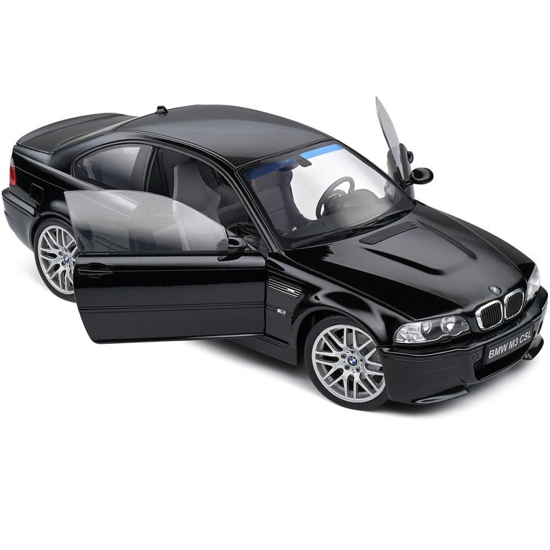2003 BMW E46 CSL Black 1/18 Diecast Model Car by Solido, 2 of 6