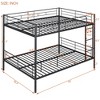 Full Over Full Size Metal Bunk Bed - ModernLuxe - image 3 of 4