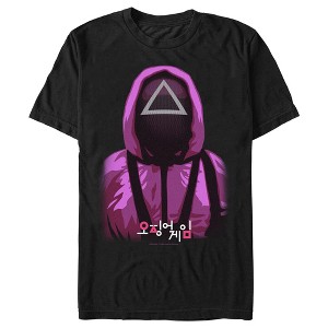 Men's Squid Game Triangle Mask Soldier T-Shirt - 1 of 4