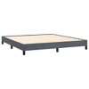 Bed Frame Dark Gray Velvet (100% polyester), plywood, engineered wood - 3 of 4