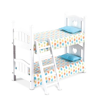 melissa and doug wooden doll bed