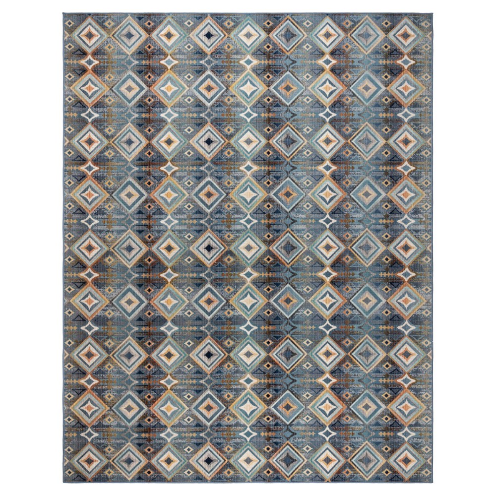 Photos - Area Rug Gertmenian 5'3"x7' Sierra Kenna Rectangular Woven Rug: UV & Stain Resistan