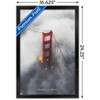 Trends International San Francisco - Foggy Bridge Framed Wall Poster Prints - 3 of 4