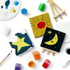 10pk Paintapalooza Stretched Canvas Party Pack - Mondo Llama™: Canvases to Paint On, 4x4 White Art Canvases, 0.5" Depth - 4 of 4