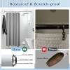 LunaLulinlk Shower Curtain Rod, Adjustable Shower Curtain Rods 29-64 Inches, Heavy Duty White Shower Rods for Bathroom - 4 of 4