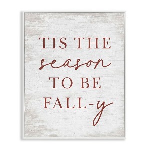 Stupell Industries Rustic Seasonal Fall Black Framed Giclee Art - 1 of 4