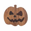 C&F Home Pumpkin Wood Coasters Set of 4 - 2 of 2