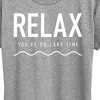 Women's - Instant Message - Relax Lake Time Short Sleeve Graphic T-Shirt - 2 of 4