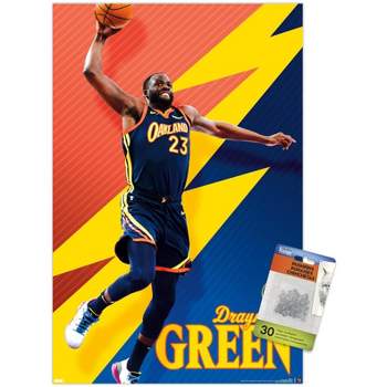 Trends International Nba Golden State Warriors - Draymond Green 21 Framed  Wall Poster Prints Black Framed Version 22.375 X 34 : Target