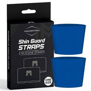 Silicone Shin Guard Holder Bands, Alternative to Grip Tape Blue 1 - 1 of 4