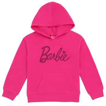 Barbie Girls Fleece Pullover Hoodie Toddler to Big Kid