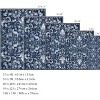 Foldable Indoor Area Rug - Washable, Thin, Retro Floral Accent, Non-Slip Carpet Mat - 2 of 4