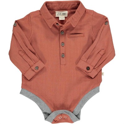 Boy's Jasper Cotton Woven Onesie - ME & HENRY