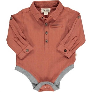 Boy's Jasper Cotton Woven Onesie - ME & HENRY - 1 of 1