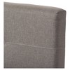 Brandy Modern and Contemporary Fabric Upholstered Platform Bed with Storage Drawer - Baxton Studio - 4 of 4