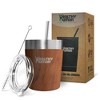 Healthy Human Stainless Steel Tumbler with Straw |(12oz, Harvest Maple) - 4 of 4