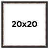 PosterPalooza | Square Simple Silver Picture Frame - UV Acrylic, Foam Board Backing, Hanging Hardware - 2 of 4