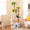 Tangkula 71" Large Cat Tree Multi-level Cat Tower Furniture w/ Scratching Ramp - 2 of 4