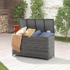 My Depot 125 Gallon Large Wicker Deck Box - 3 of 4