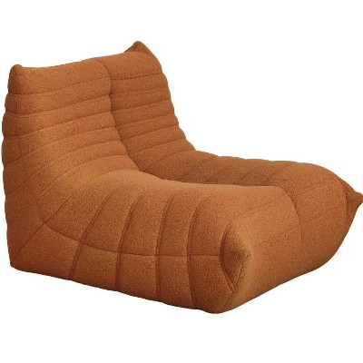 Dexmalle High Density Foam Modern Bean Bag Chair,Brown