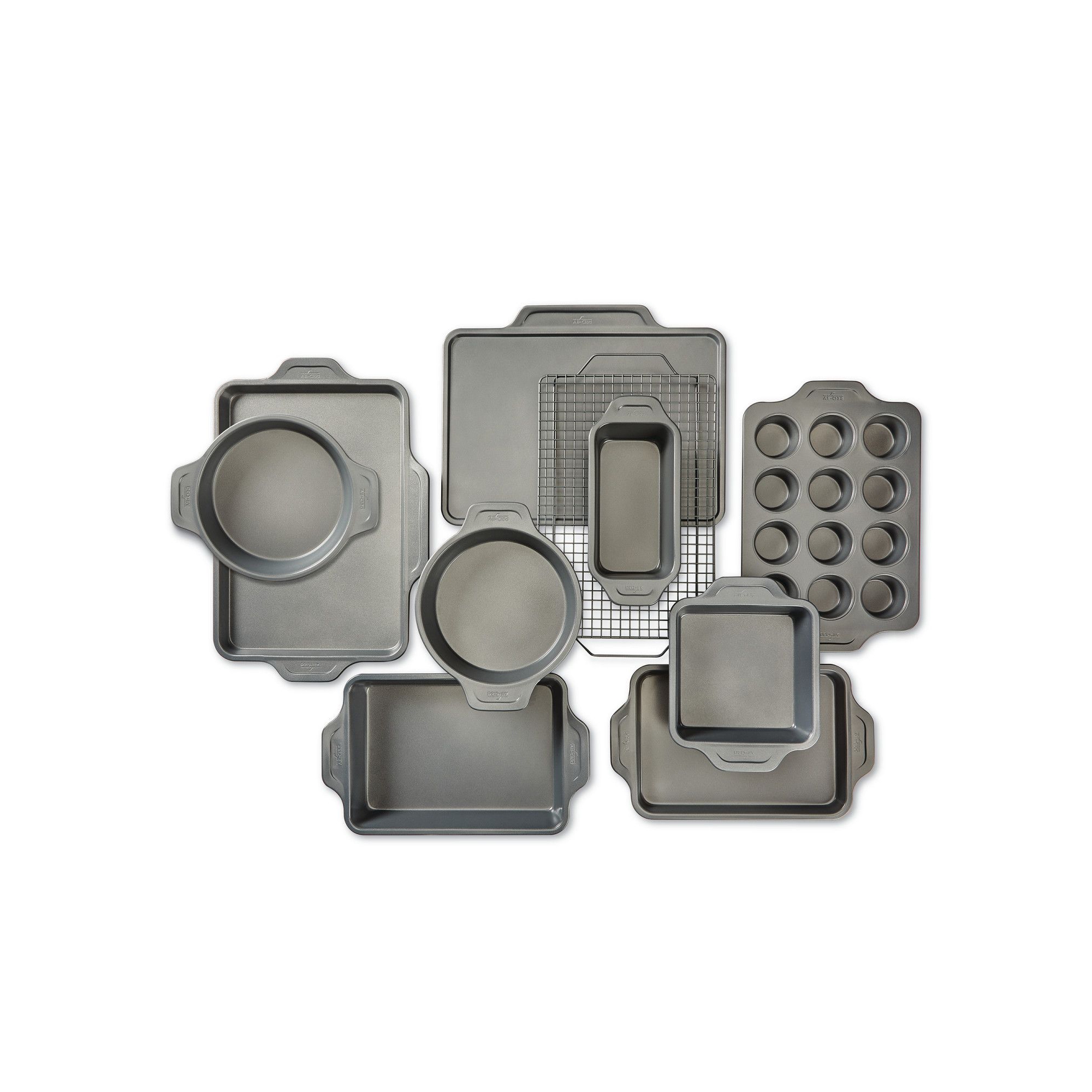 All-Clad 10pc Nonstick Bakeware Set, Pro-Release – Gray