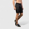 Anna-Kaci Active Men's Padded Compression Cycling Shorts with Wide Waistband and Mid-Thigh Length - 3 of 4
